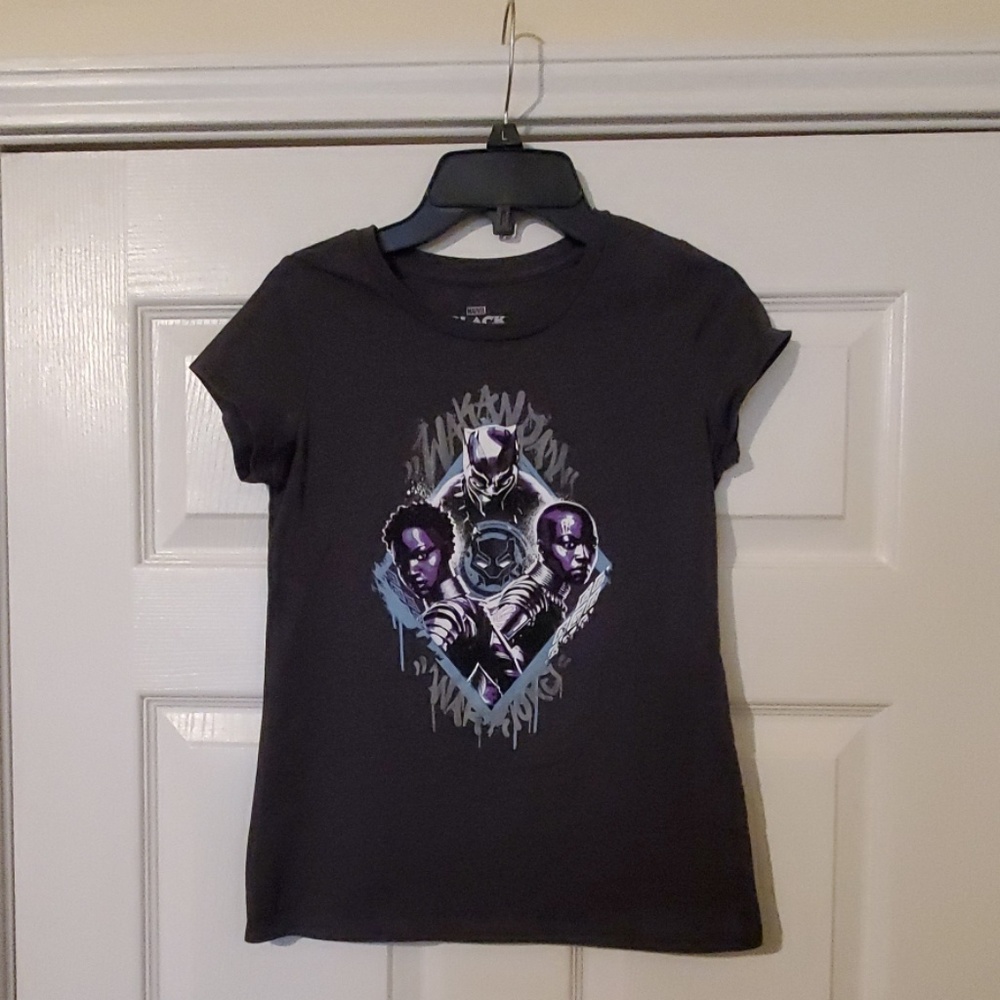 Black Panther T-shirt - Girls Large